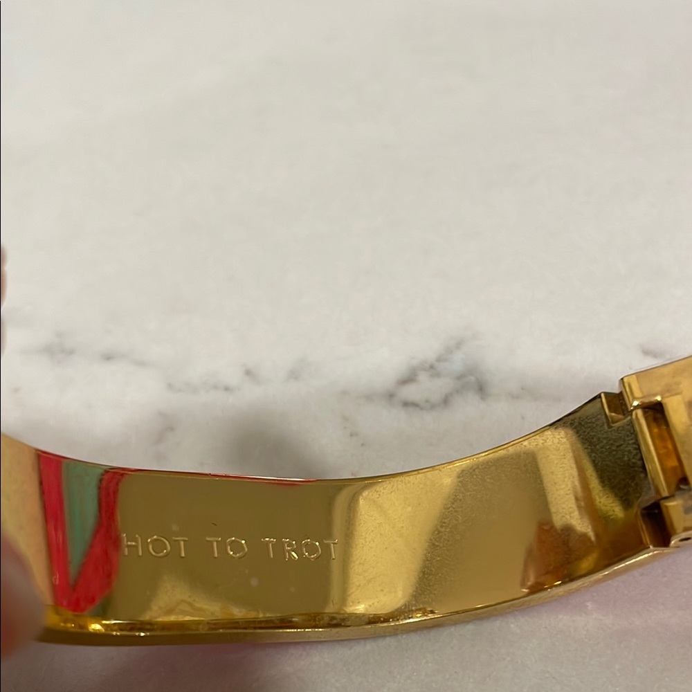 kate spade Pink and Gold Bangle Watch - Picture 5 of 5